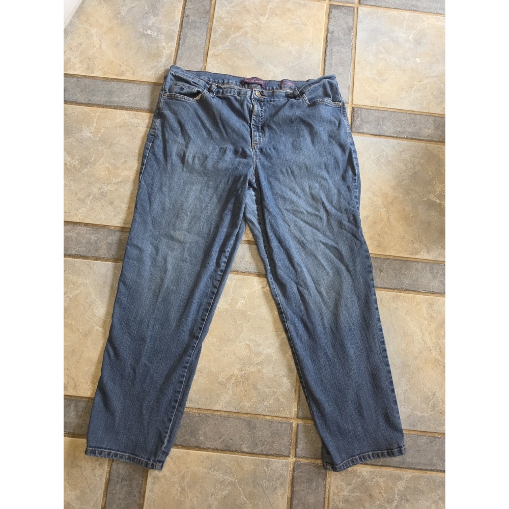 Gloria Vanderbilt Women's Amanda Blue Jeans Size 22w,